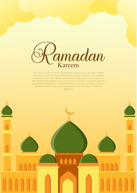 Beautiful ramadan kareem