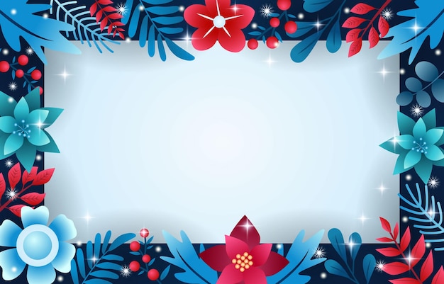 Vector beautiful realistic flower background design