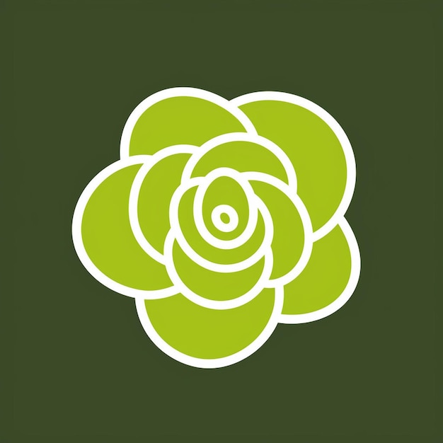 A beautiful rose logo