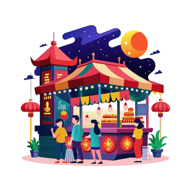 beautiful scenery vector illustration concepts inspired from popular places on earth