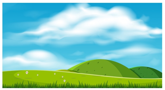 Sky Grass Cartoon Images - Free Download on Freepik