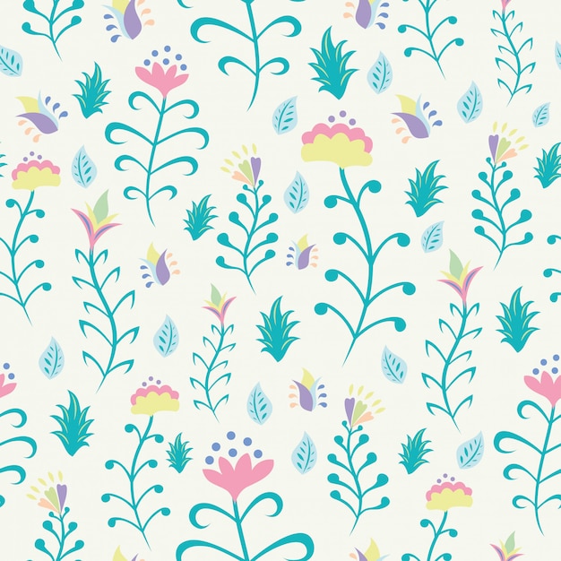 Beautiful  Seamless Floral pattern design