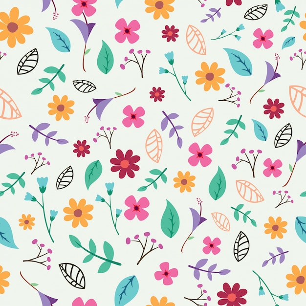 Beautiful Seamless Floral pattern design