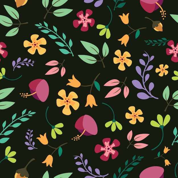 Beautiful Seamless Floral pattern design