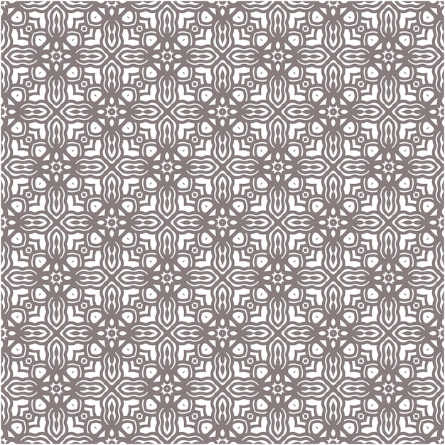 Vector beautiful seamless pattern with ethnic style