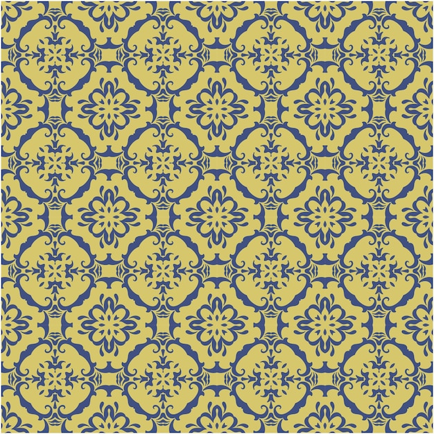 Beautiful seamless pattern with motif and ethnic style