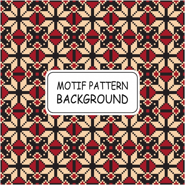 Beautiful seamless pattern with pixel style