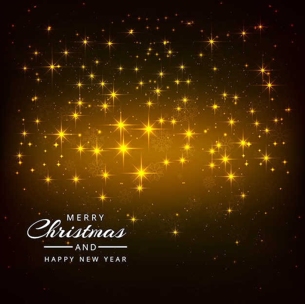 Beautiful Shiny Glitters Merry Christmas Festival Background