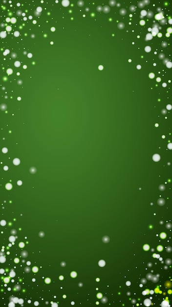 Vector beautiful snowfall christmas background subtle flying snow flak