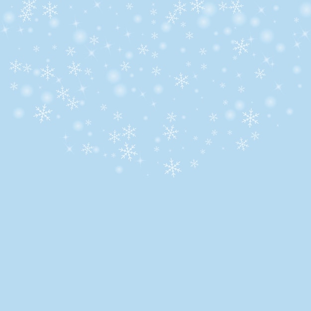 Premium Vector | Beautiful snowfall christmas background subtle