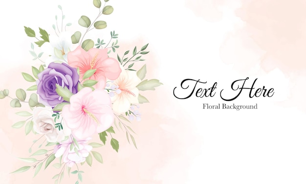 Beautiful soft flower background