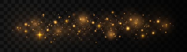 美しい火花が特別な光で輝きます火花と金色の星が特別な光で輝きます