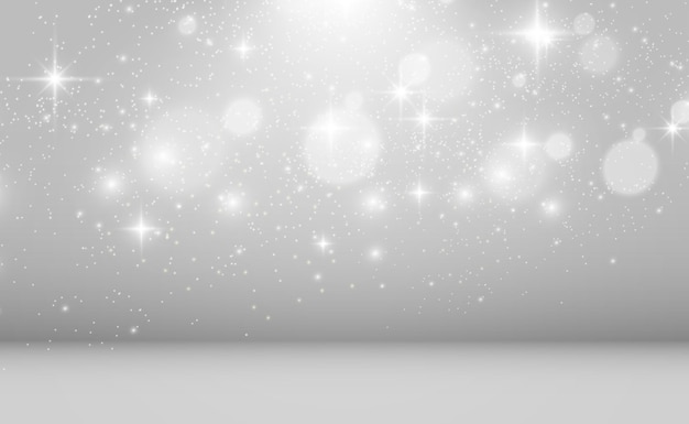 Vector beautiful sparks shine with special light vector sparkles on a transparent background