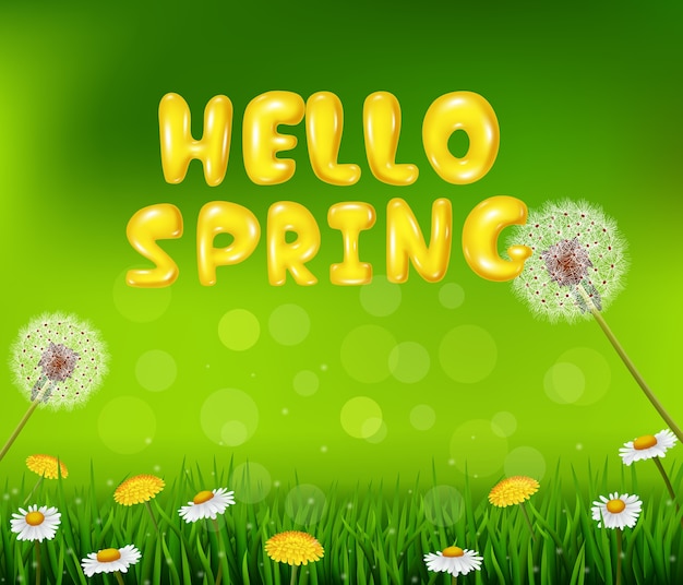 Beautiful spring or summer season nature background