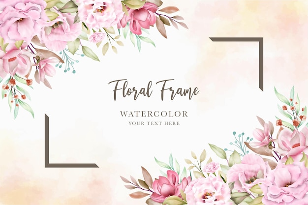 beautiful summer floral background design