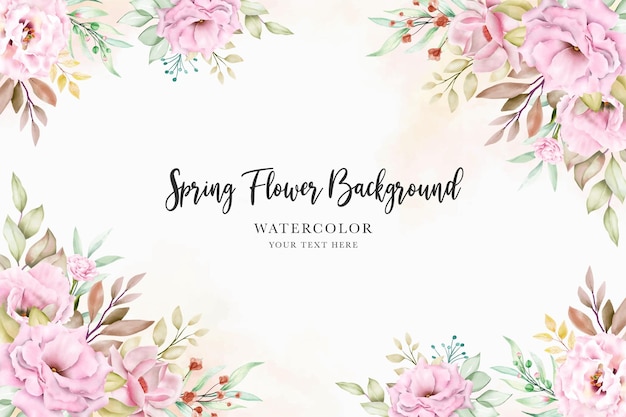 Beautiful summer floral background design