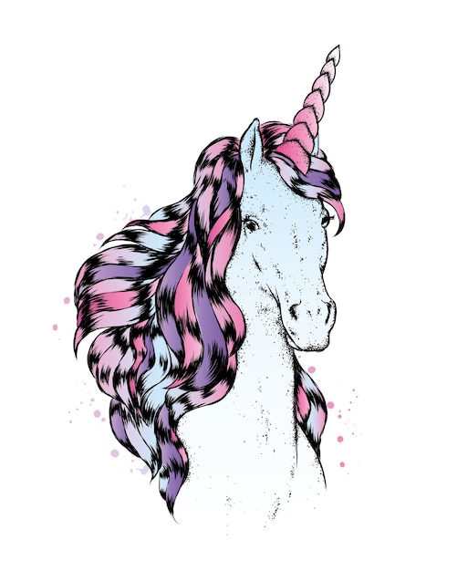 A beautiful unicorn.