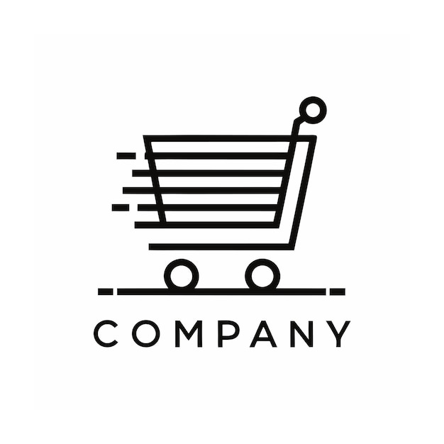 ECommerceと小売会社のための美しくユニークなロゴデザイン