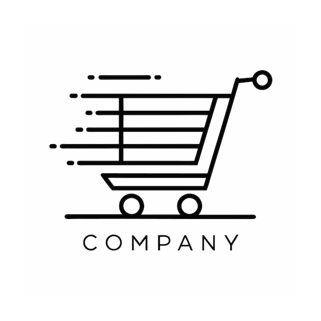 ECommerceと小売会社のための美しくユニークなロゴデザイン