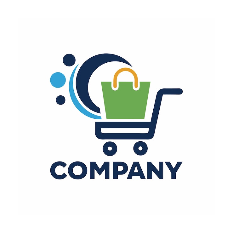 Vector beautiful and unique logo design for ecommerce and retail company