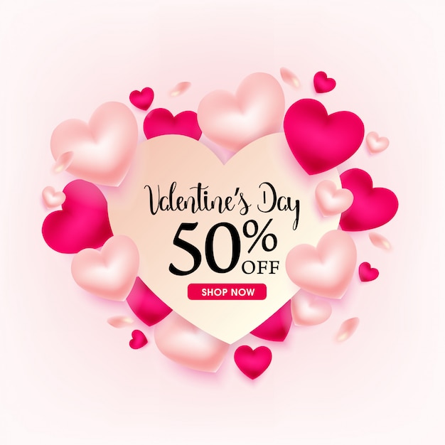 Vector beautiful valentine's day sale