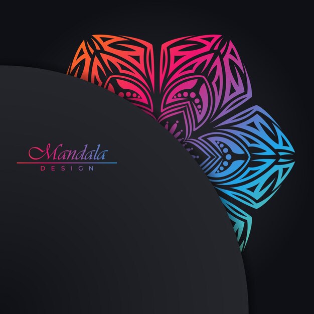 Beautiful vector mandala background