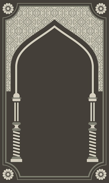 Красивый винтажный геометрический молитвенный коврик sj025