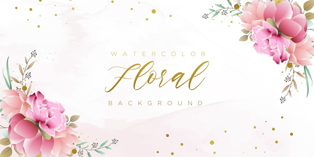 Beautiful Watercolor Floral