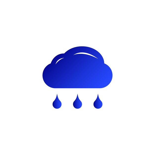 Beautiful weather icon cloud sun snow rain meteo icon weather