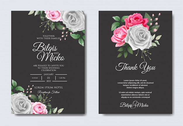 Beautiful Wedding Invitation Template