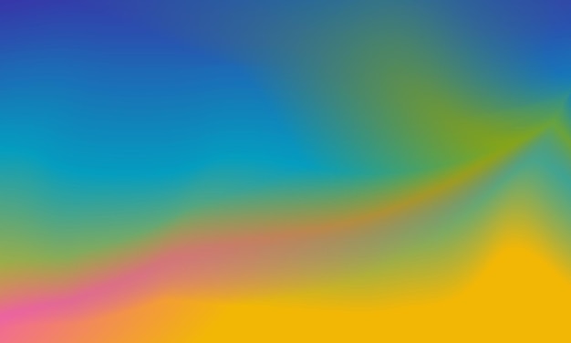 Beautiful yellow red and blue gradient background smooth and soft texture