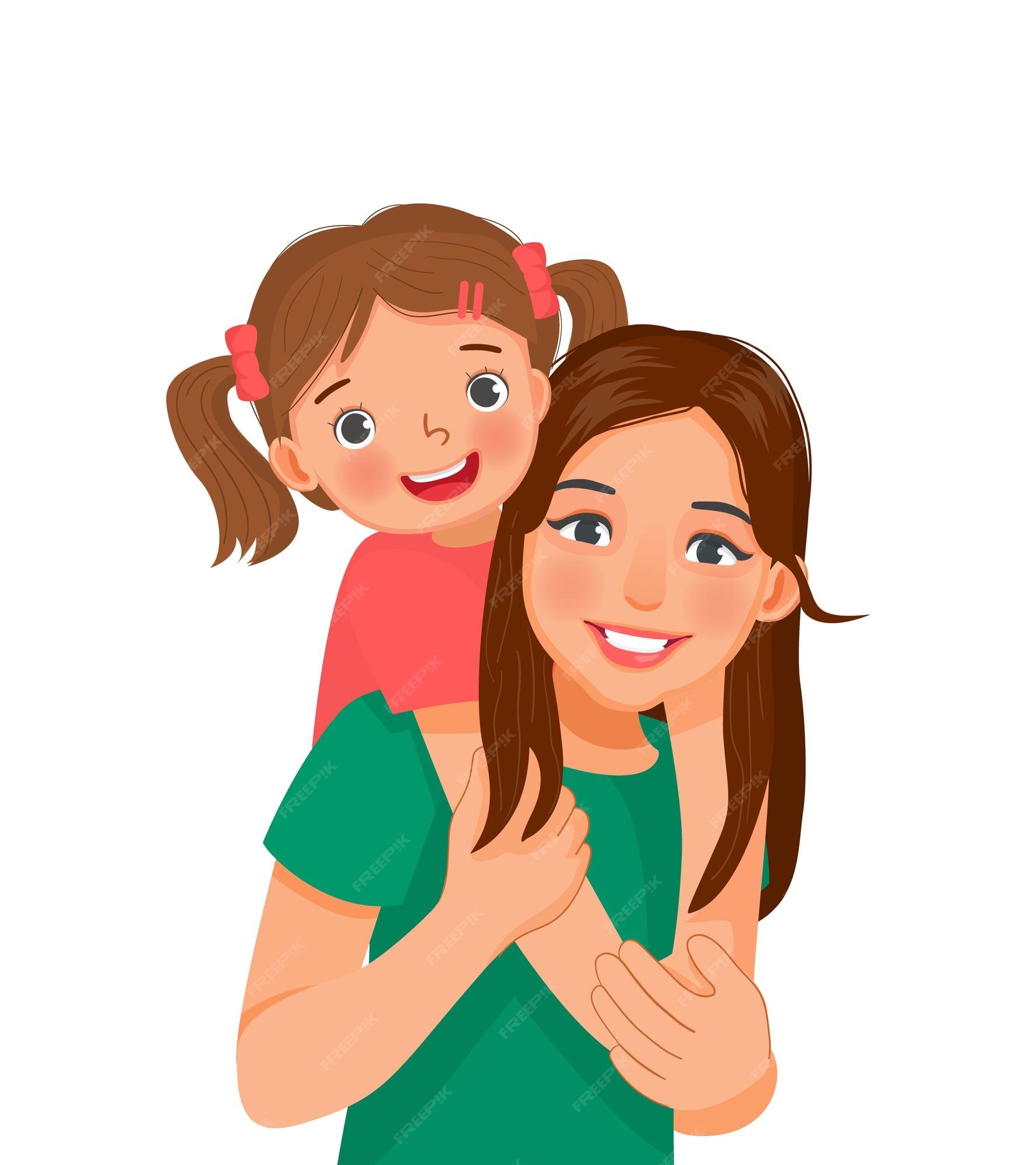 Top 124 Mom And Daughter Animated Pictures