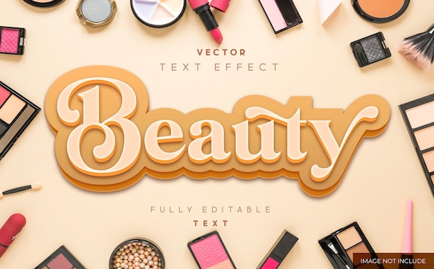 beauty 3d editable text effect