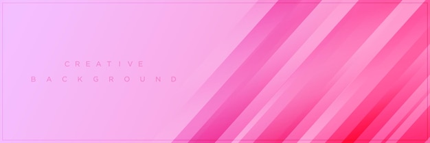 Beauty abstract soft pink gradient banner background design