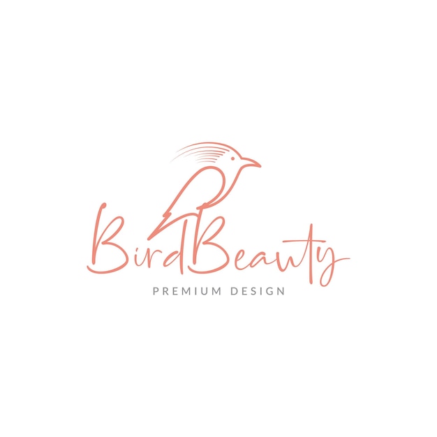 Beauty bird Hoopoe logo design vector graphic symbol icon sign illustration creative idea