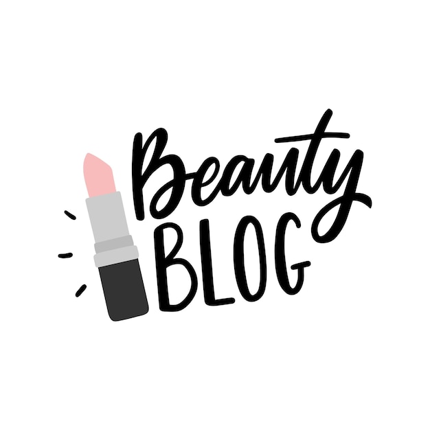 Beauty blog illustration