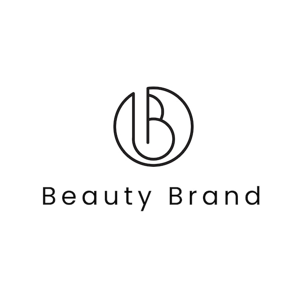 Пакет логотипа бренда красоты