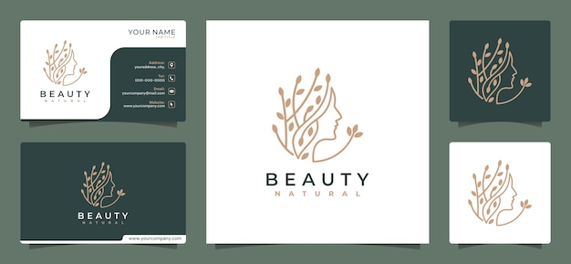 Beauty business logo design template