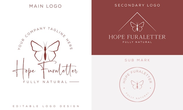 Vector beauty butterfly logo. luxury line logotype design. universal premium butterfly symbol logotype.