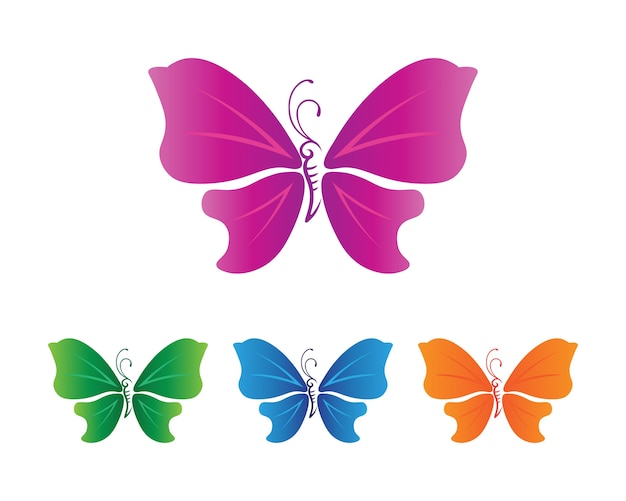 Beauty butterfly logo