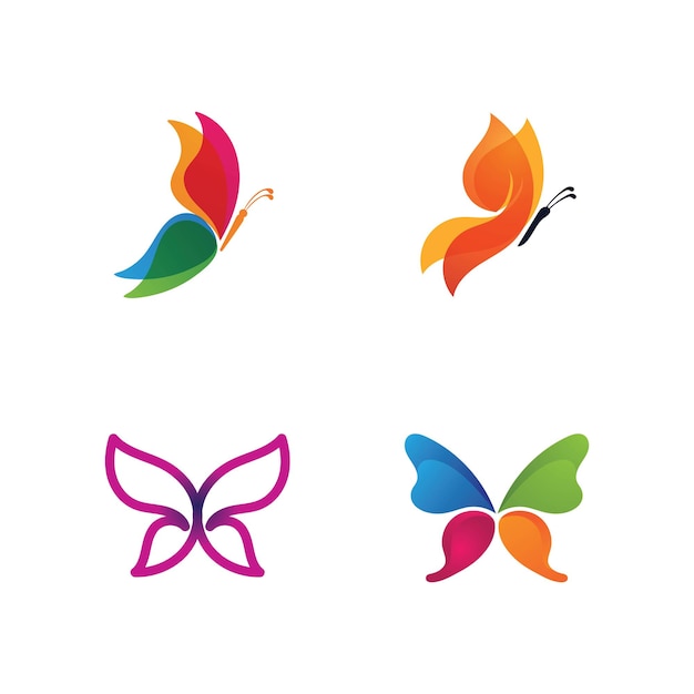 Beauty Butterfly Vector icon design