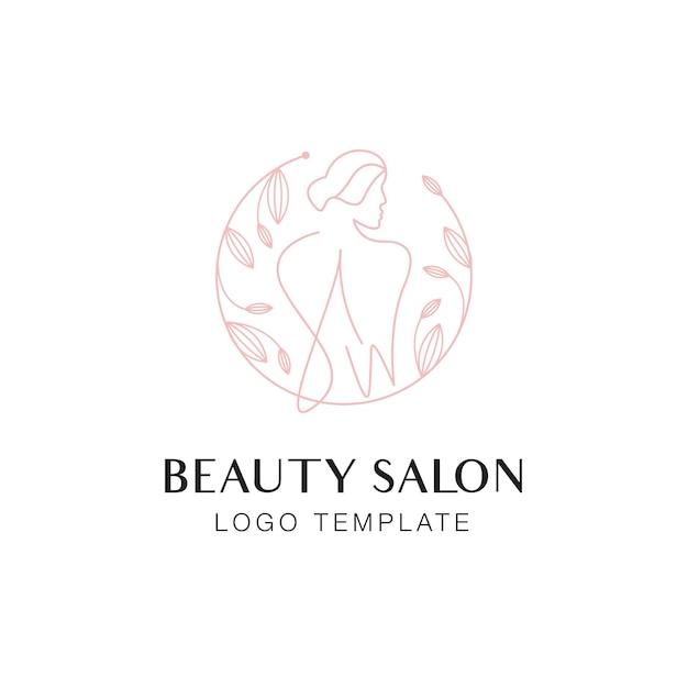 Beauty Cosmetic and Salon Logo Template