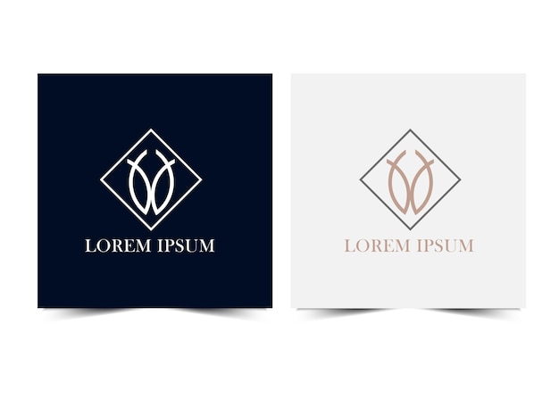 Beauty and cosmetics logo template