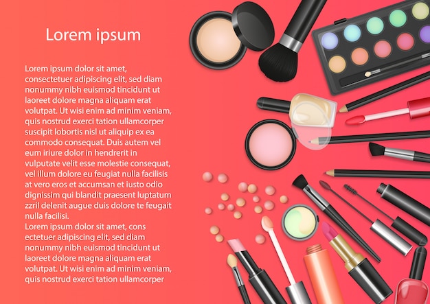 Strumenti di trucco cosmetici di bellezza