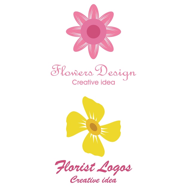 Vector beauty florist botanical flower vector design