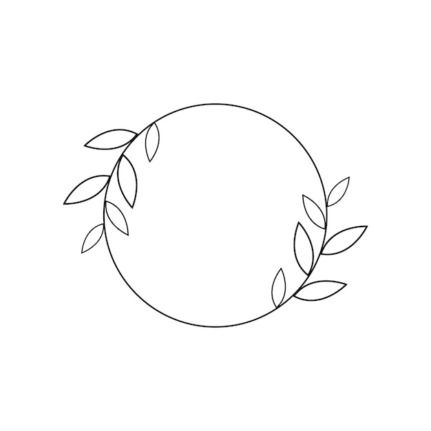 Beauty florist vector icon design template