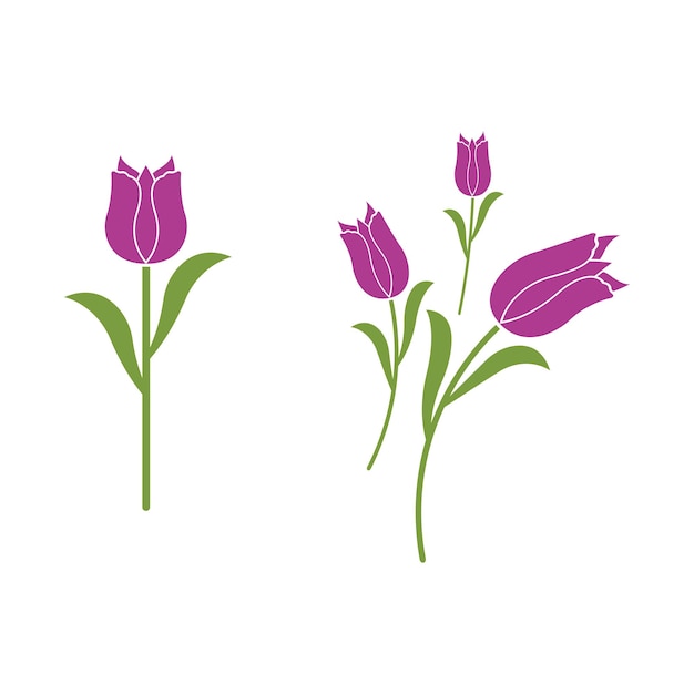 Beauty florist vector icon