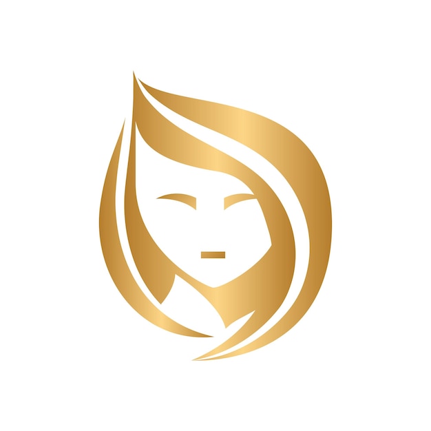 Beauty girl logo