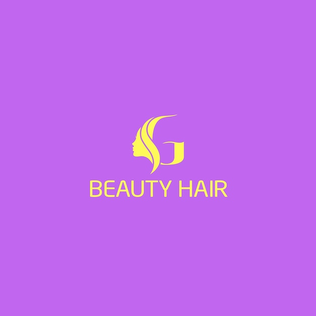 Logo design di capelli di bellezza