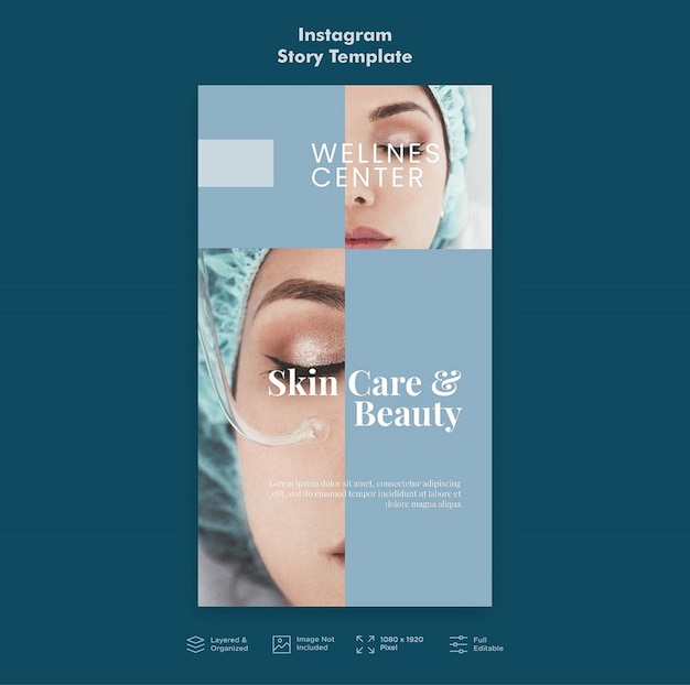 Beauty instagram story template